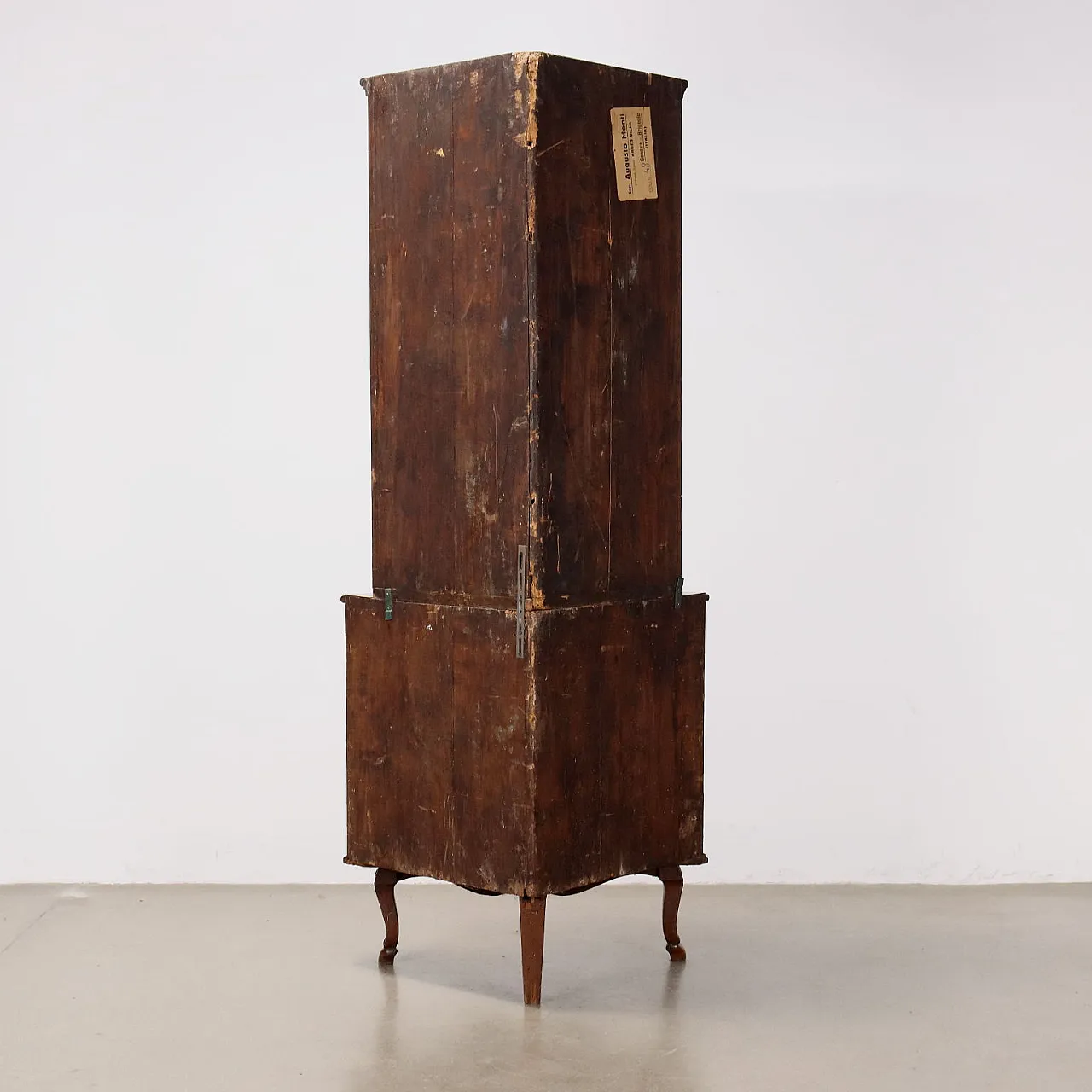 Mobile angolare barocco in abete e noce, '700 8