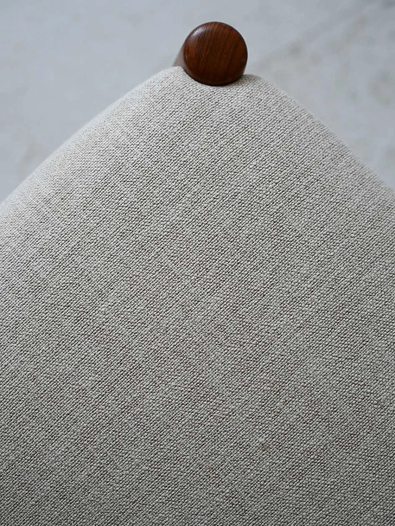 Scandinavian chair in curved teak, 1960s 4