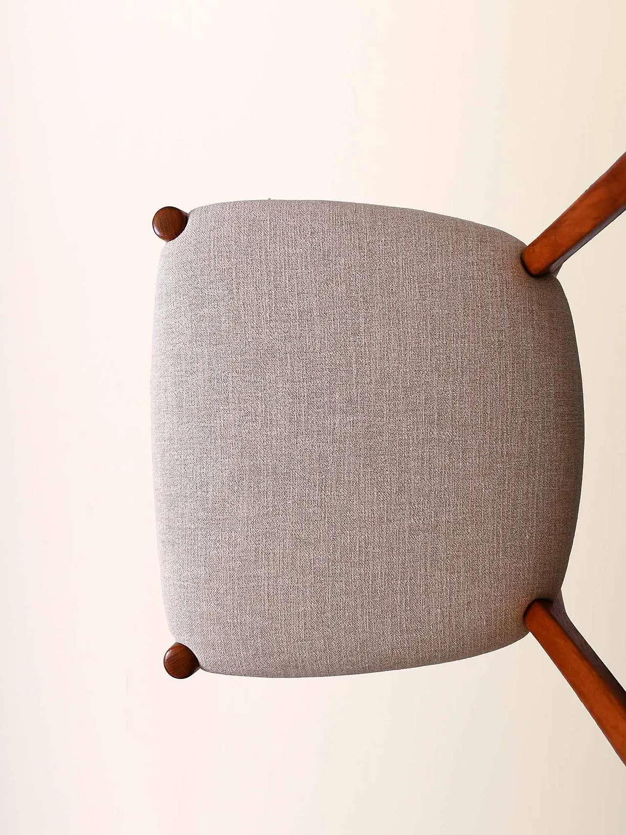 Scandinavian chair in curved teak, 1960s 9