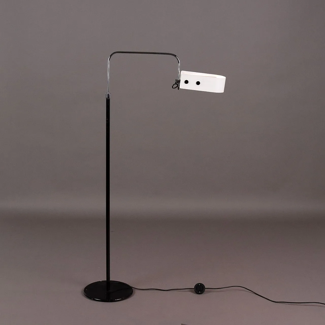 Lampada da terra in alluminio e metallo, fine '900 3