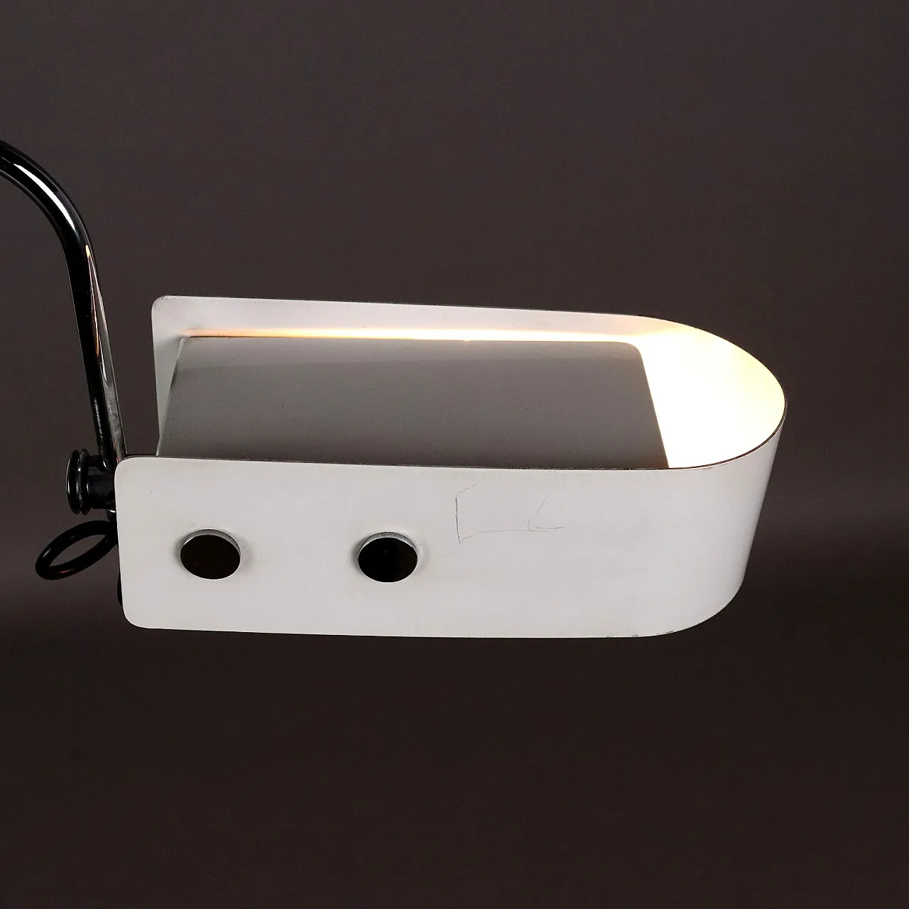 Lampada da terra in alluminio e metallo, fine '900 4