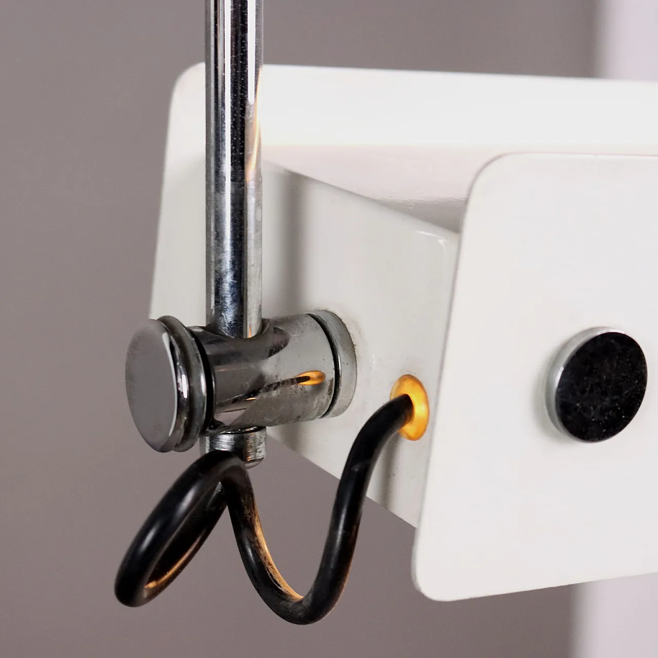 Lampada da terra in alluminio e metallo, fine '900 7