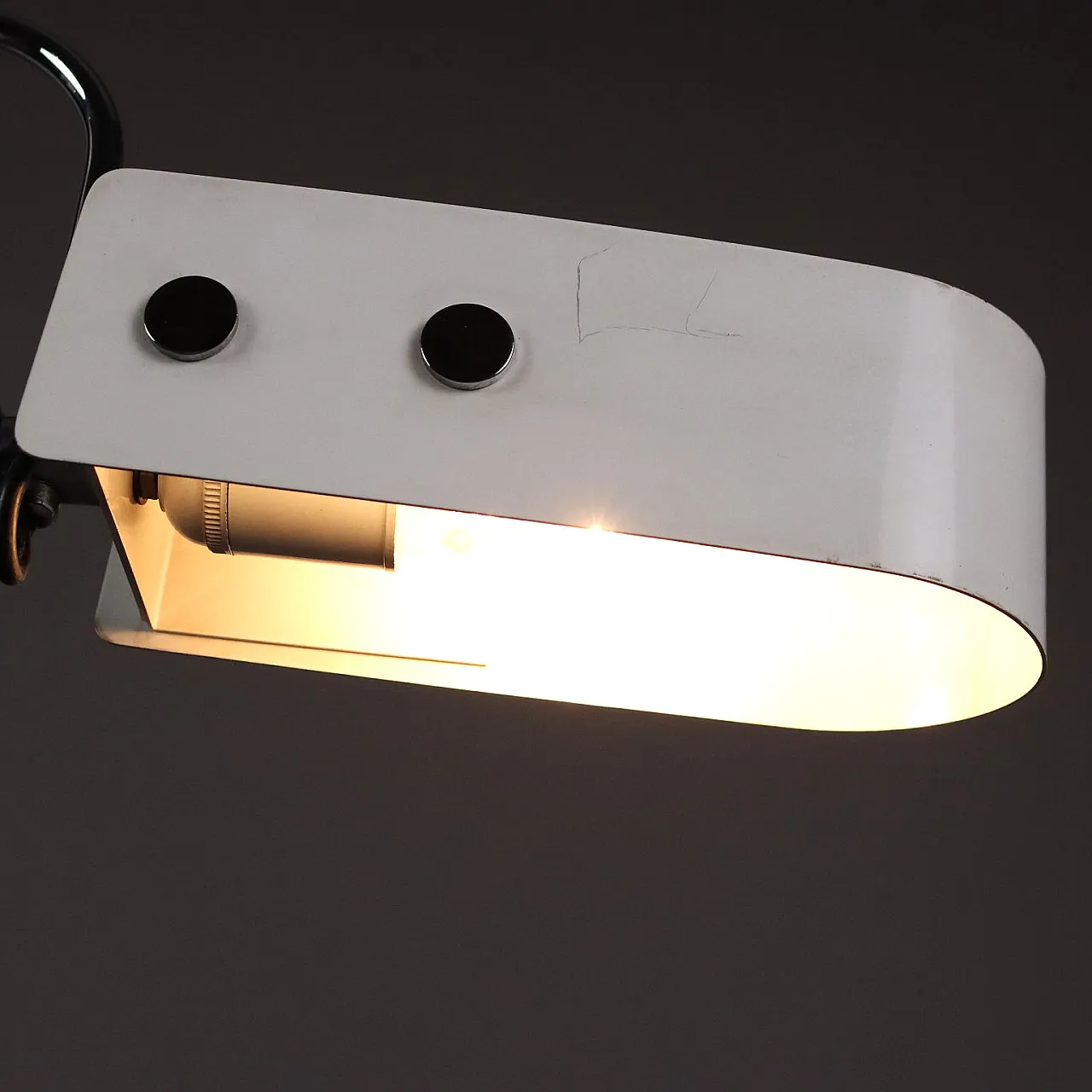 Lampada da terra in alluminio e metallo, fine '900 9