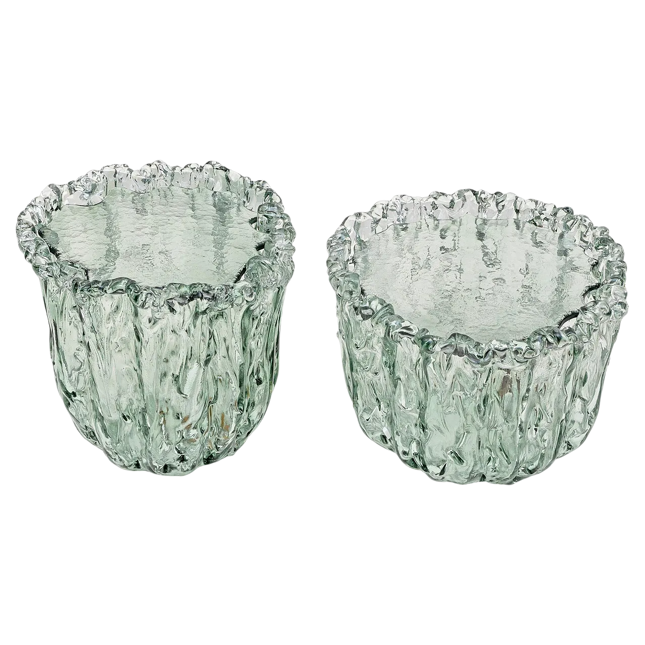 Coppia di tavolini in vetro di Murano di Tokujin Yos, anni 2000 11