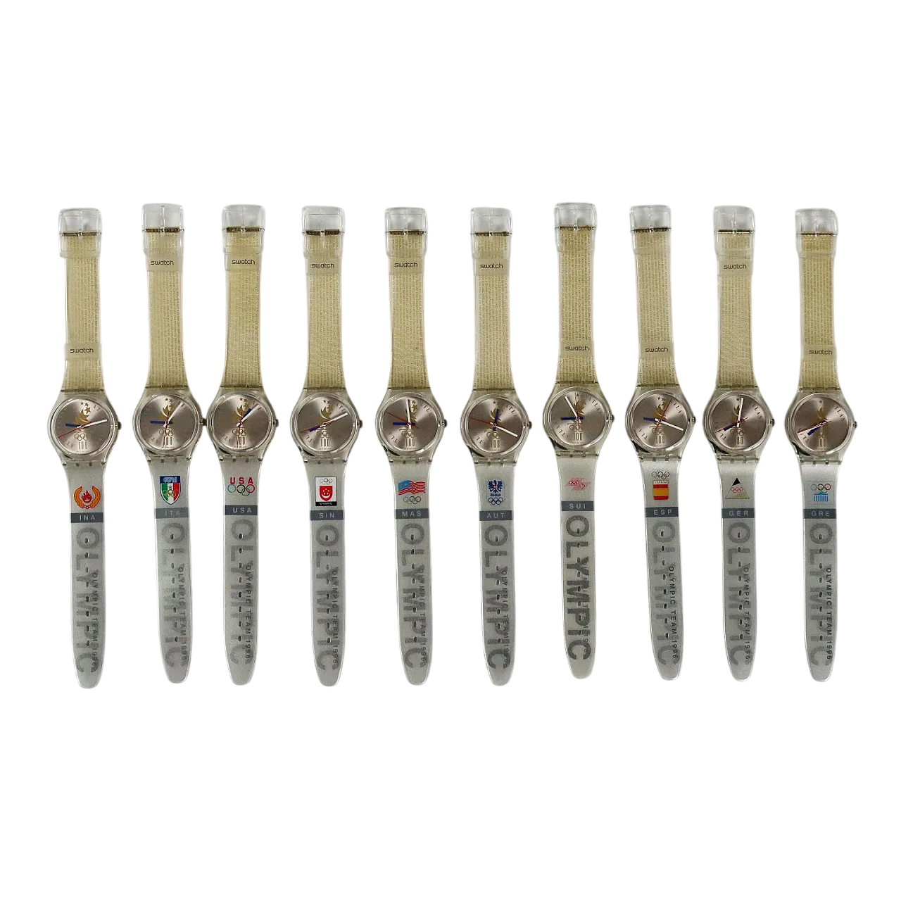 10 Orologi Swatch Olympic Team, anni '90 8