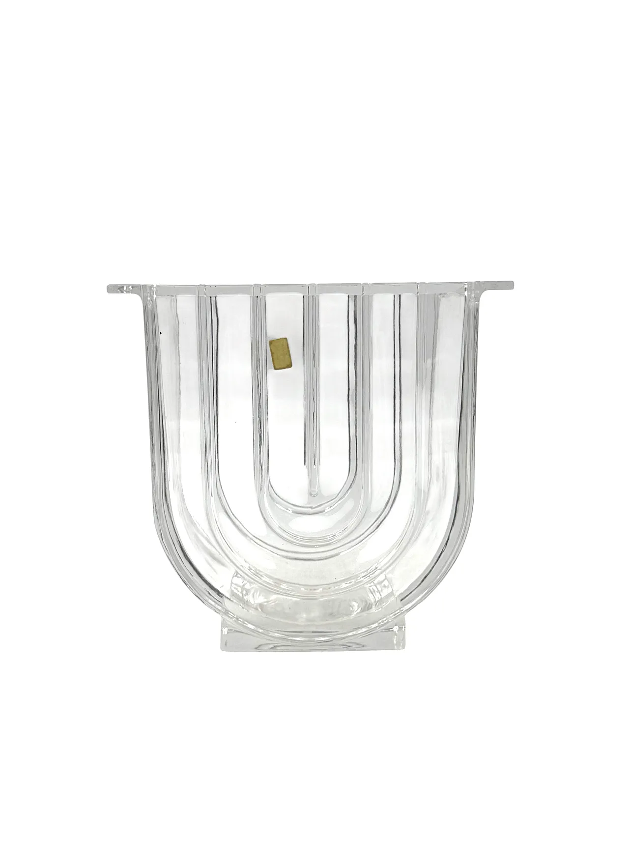 Modern crystal vase / ice bucket, Laura Griziotti for Arnolfo di Cambi 6