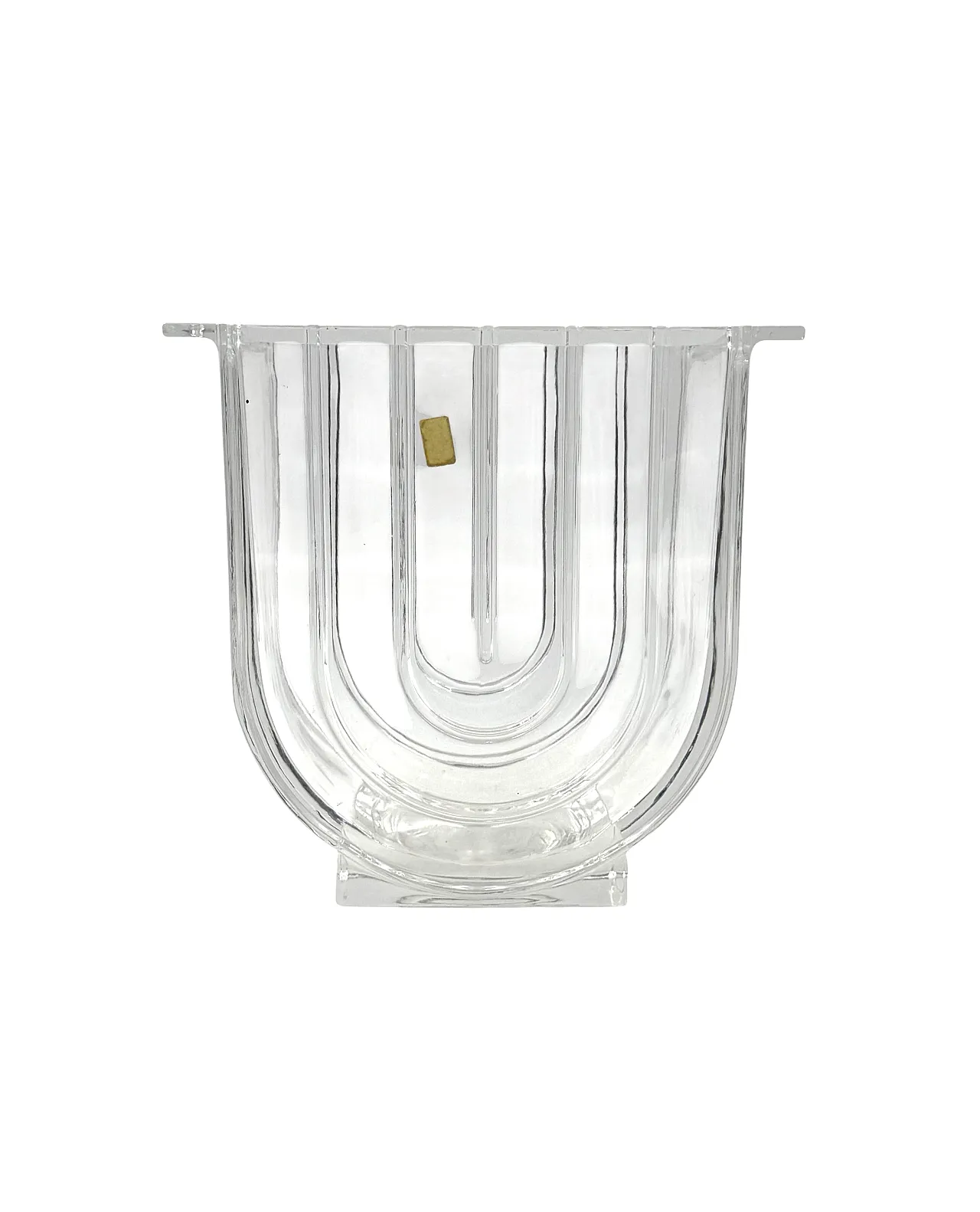 Modern crystal vase / ice bucket, Laura Griziotti for Arnolfo di Cambi 7