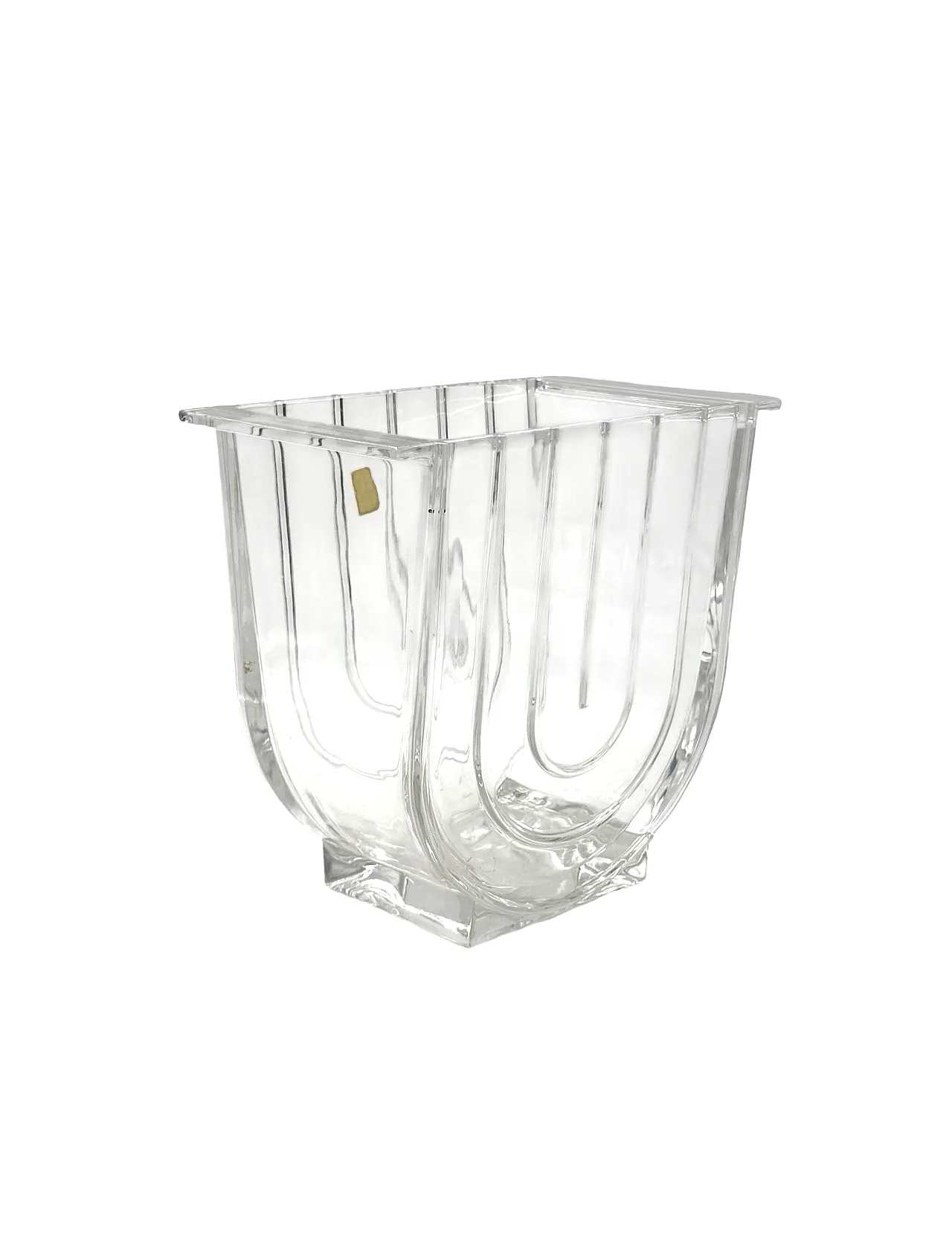 Modern crystal vase / ice bucket, Laura Griziotti for Arnolfo di Cambi 8