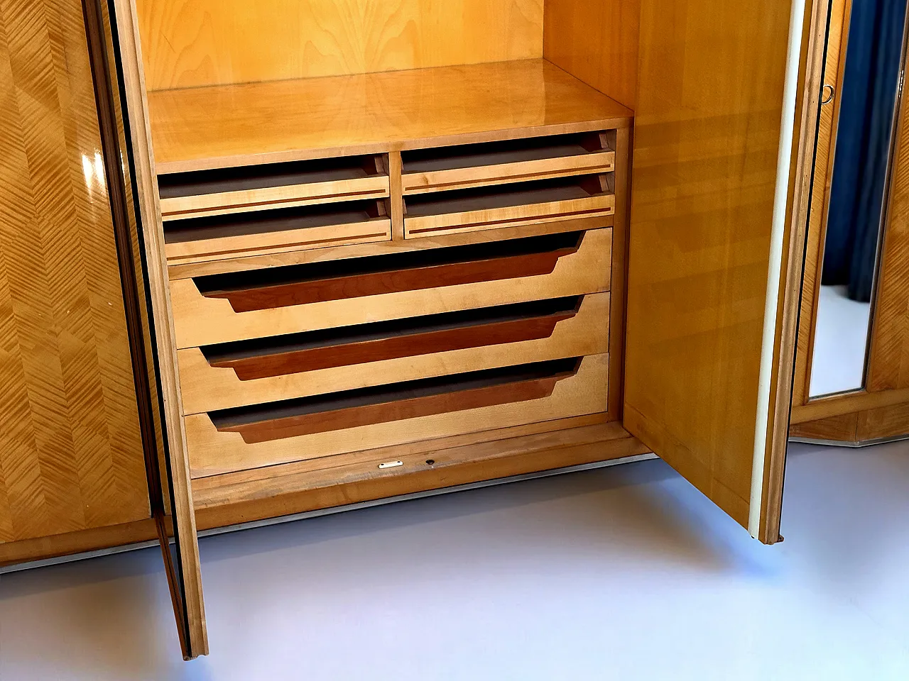 Mid-Century Wardrobe with Mirrors by Dassi with Gio Ponti, '50s 46