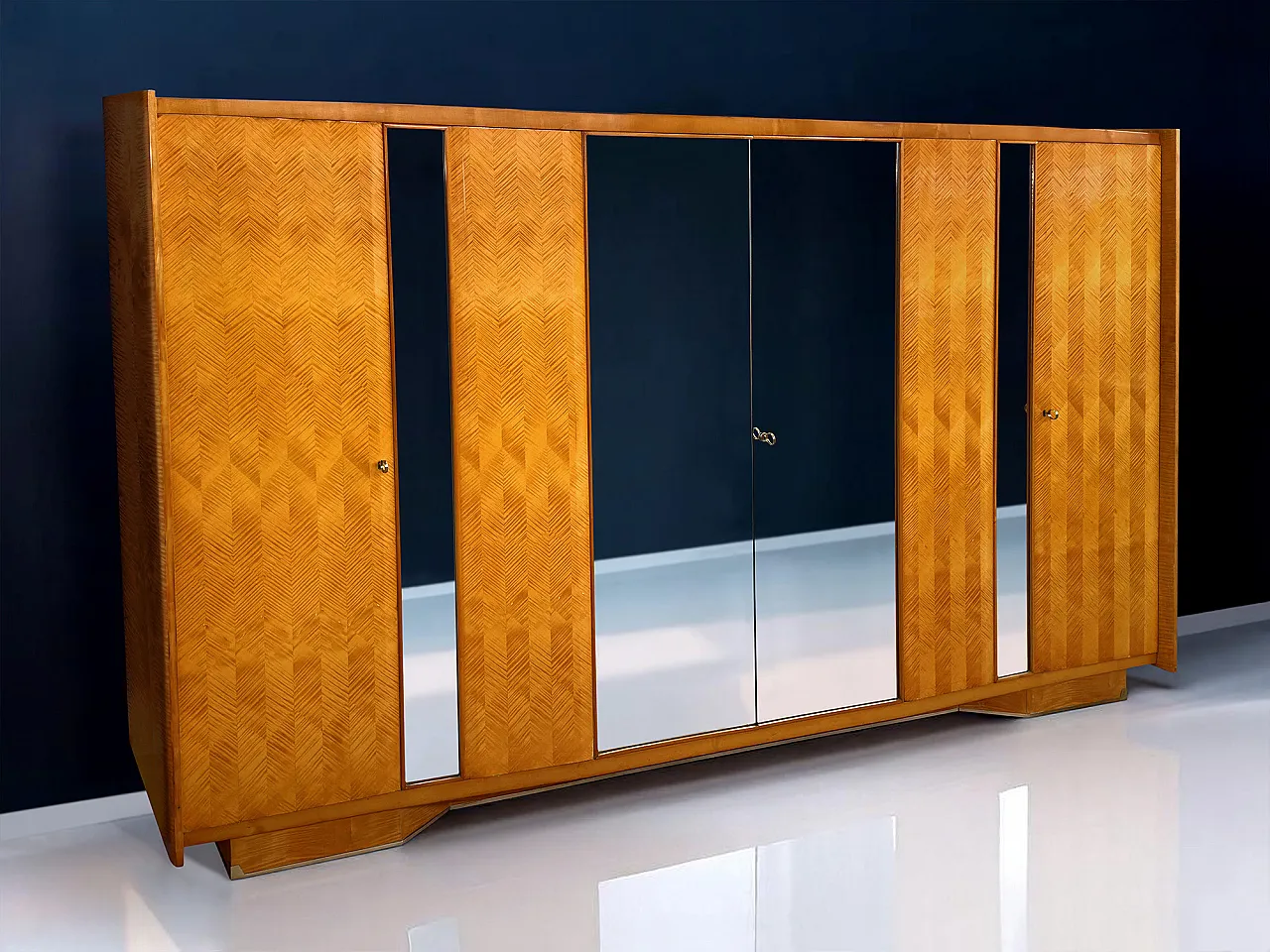 Mid-Century Wardrobe with Mirrors by Dassi with Gio Ponti, '50s 47
