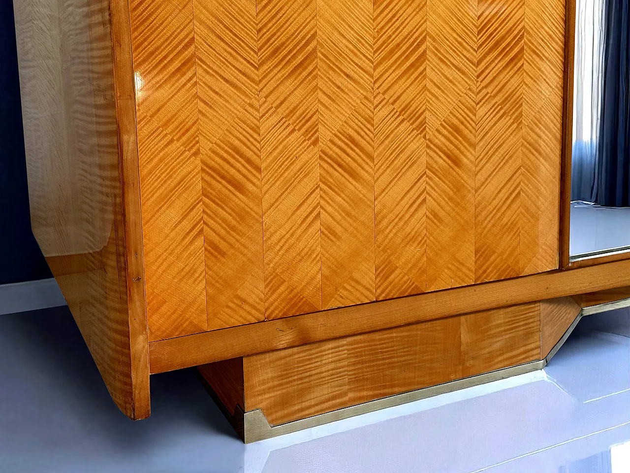 Mid-Century Wardrobe with Mirrors by Dassi with Gio Ponti, '50s 50