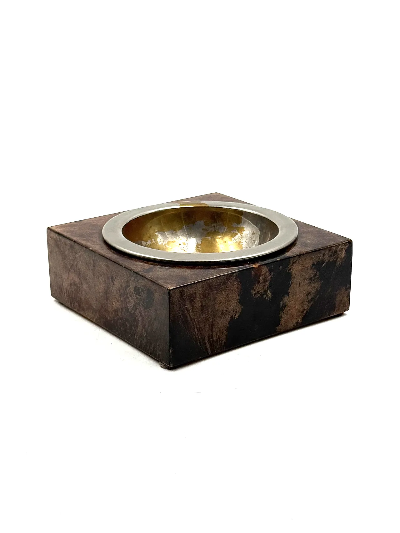 Brown Parent Ashtra by, Aldo Tura, 1960 13