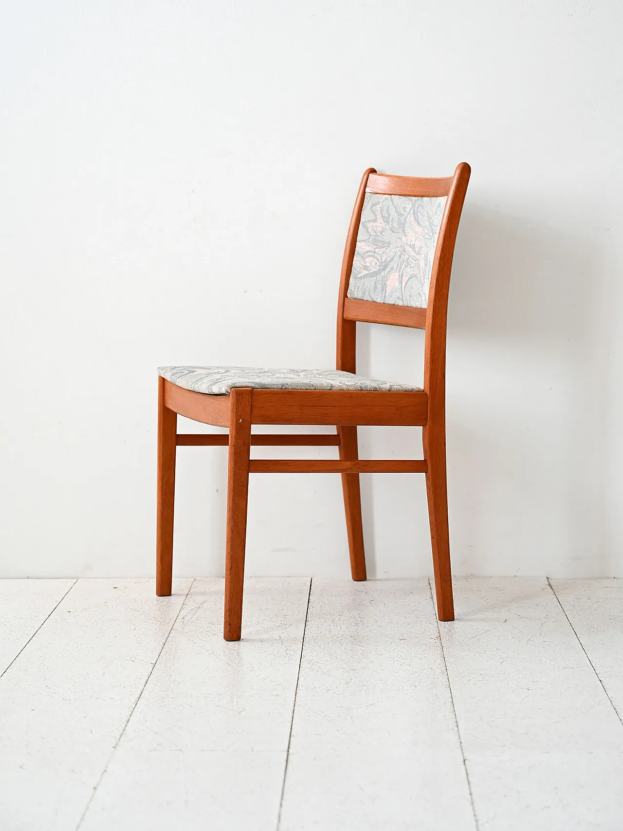 4 sedie scandinave in teak con rivestimento originale, anni '60 2