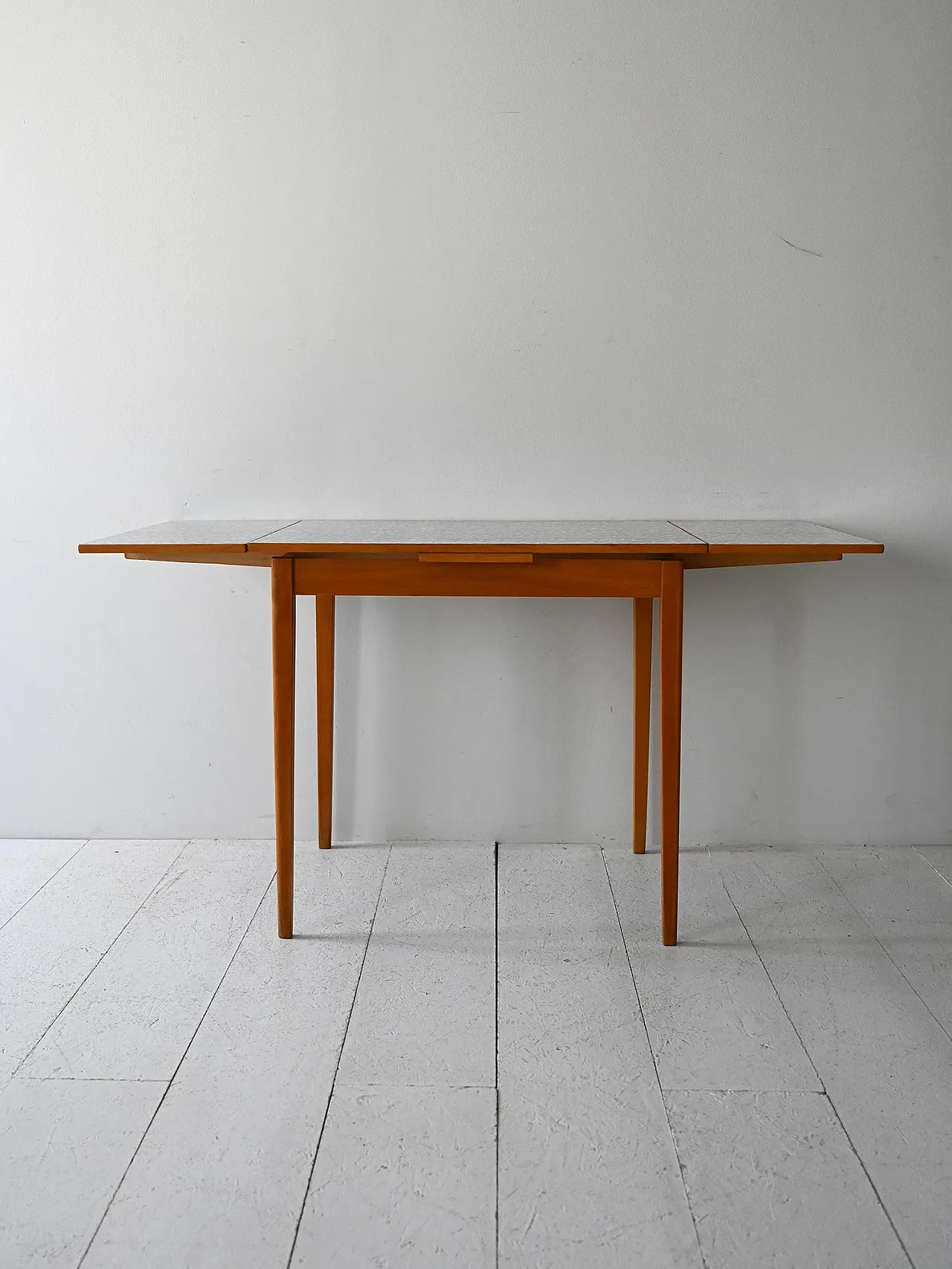 Table extendable with top in formica by Edsby Verken, 1960s 2