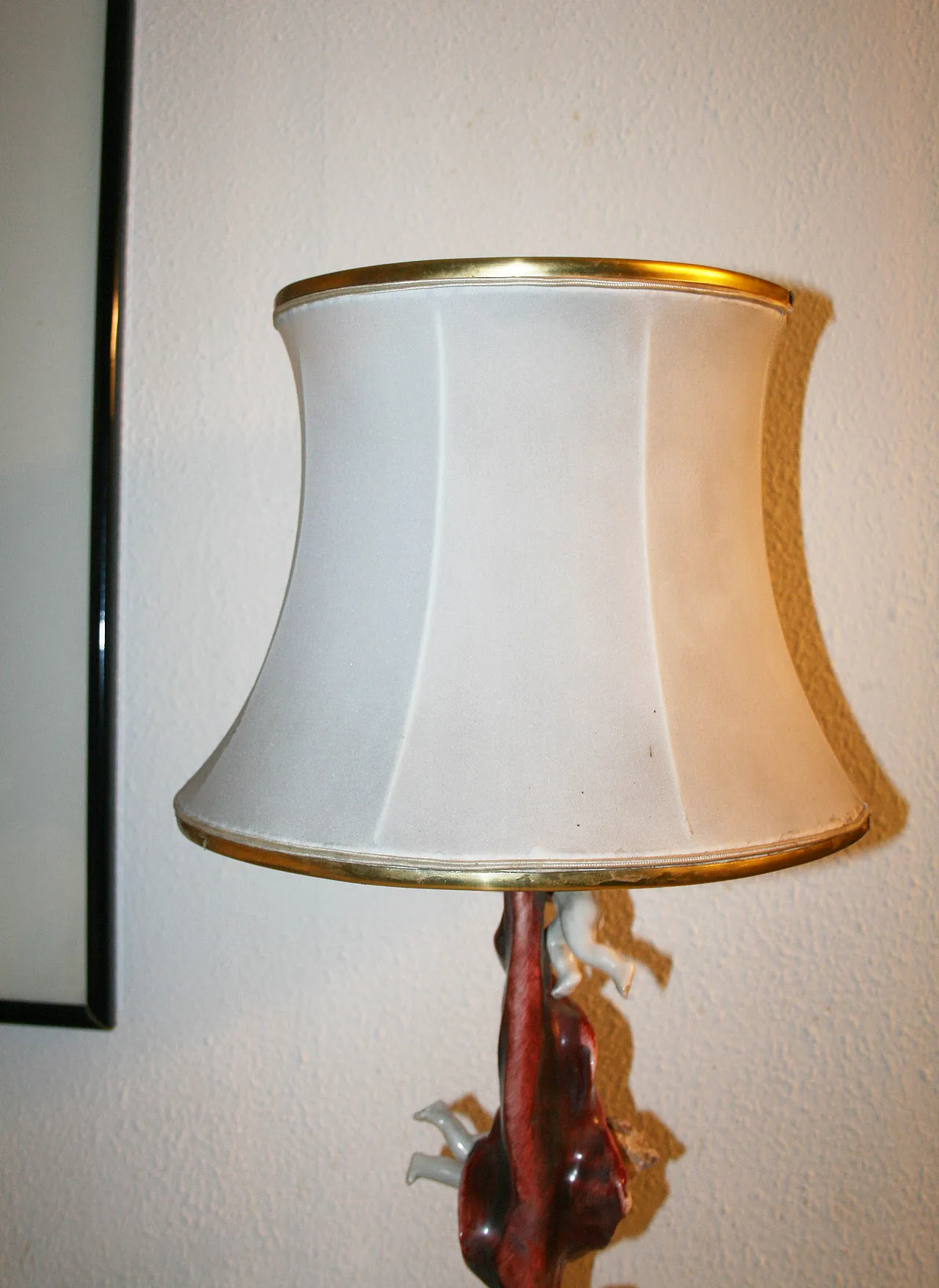 Lampada a Ceramica Con putti - Lampada da Tavolo Di Bertotti, Milano 16