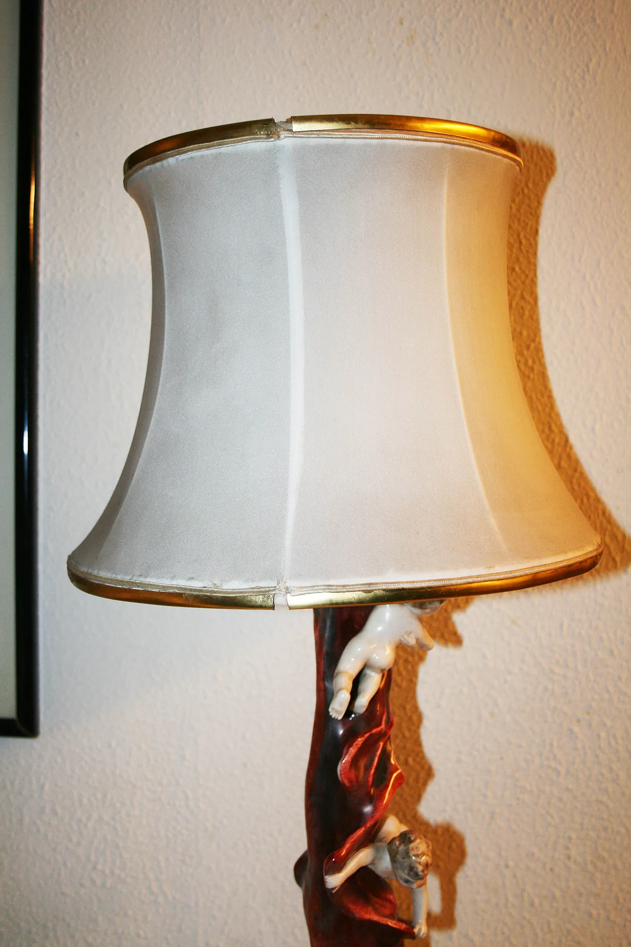 Lampada a Ceramica Con putti - Lampada da Tavolo Di Bertotti, Milano 17