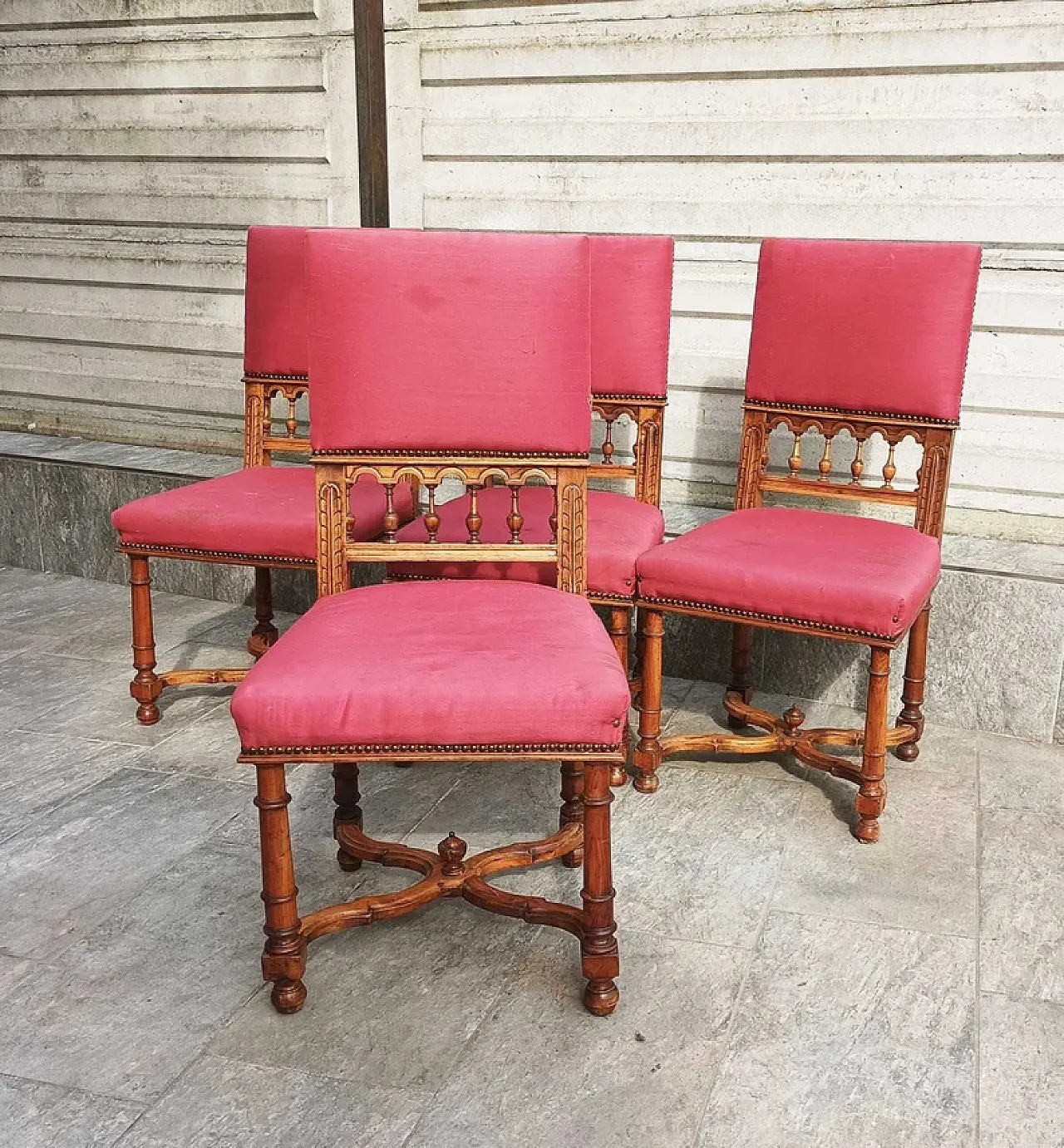 Sedie antetiche in lego, 4 pezzi 2