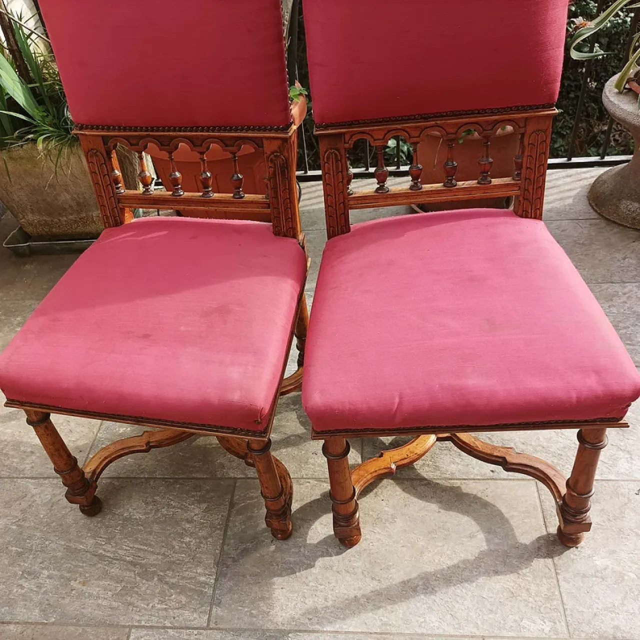 Sedie antetiche in lego, 4 pezzi 8