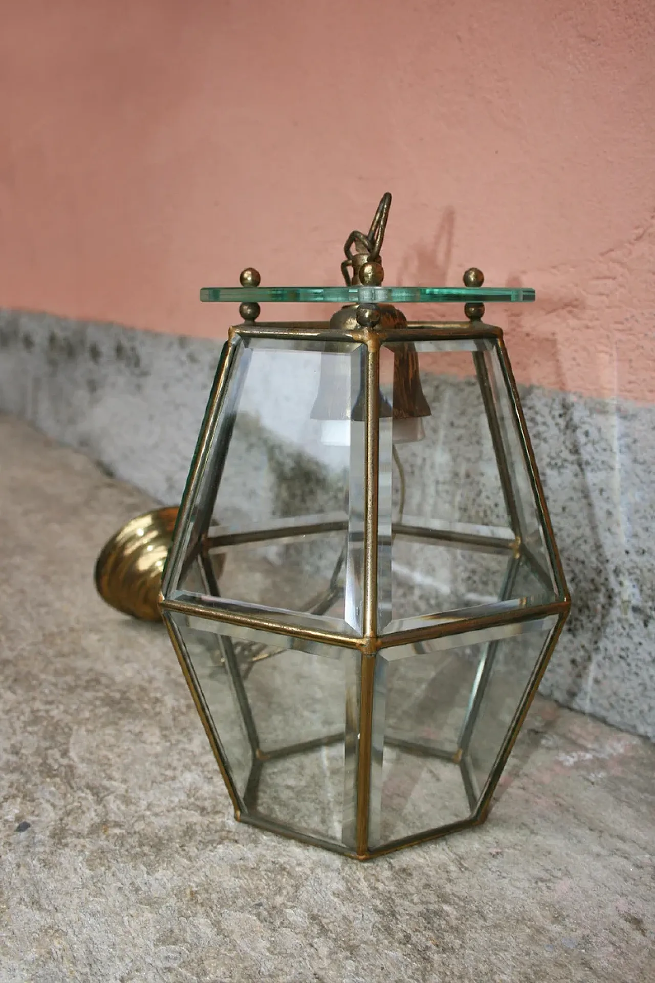 LAMPADA DA PARETE PEGASO AP2 OTTONE - Foto 6