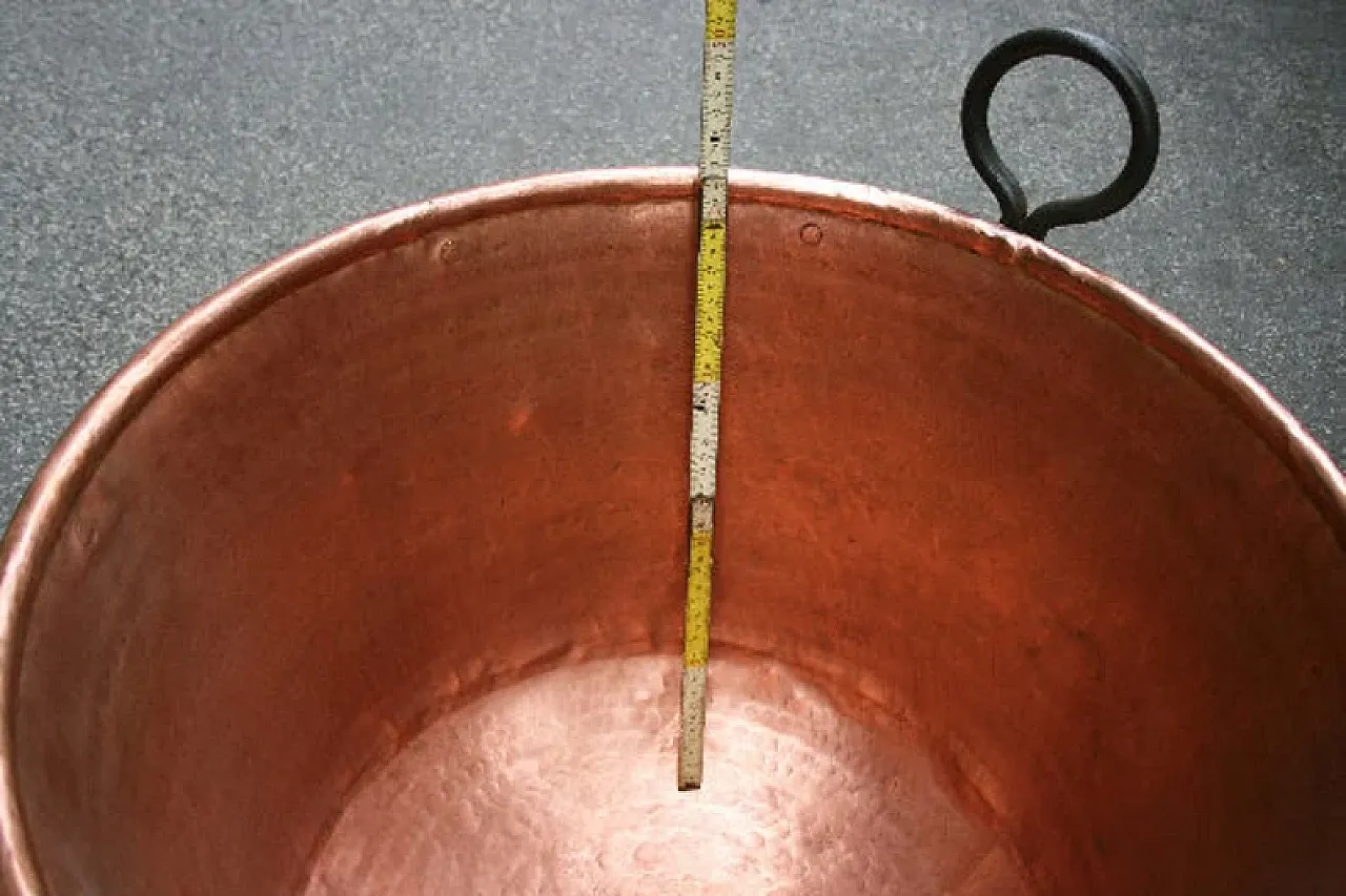 Paiolo a rame da cucina, '900 7