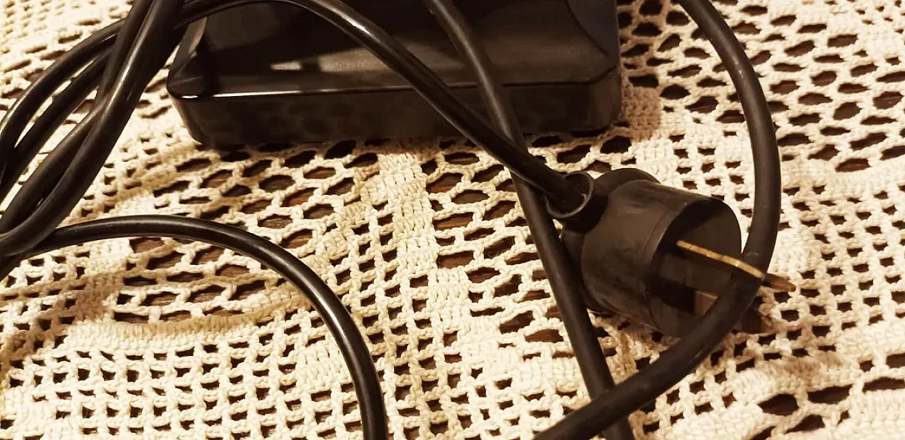 Telefono francese in Bachelite Nera, anni '60 6