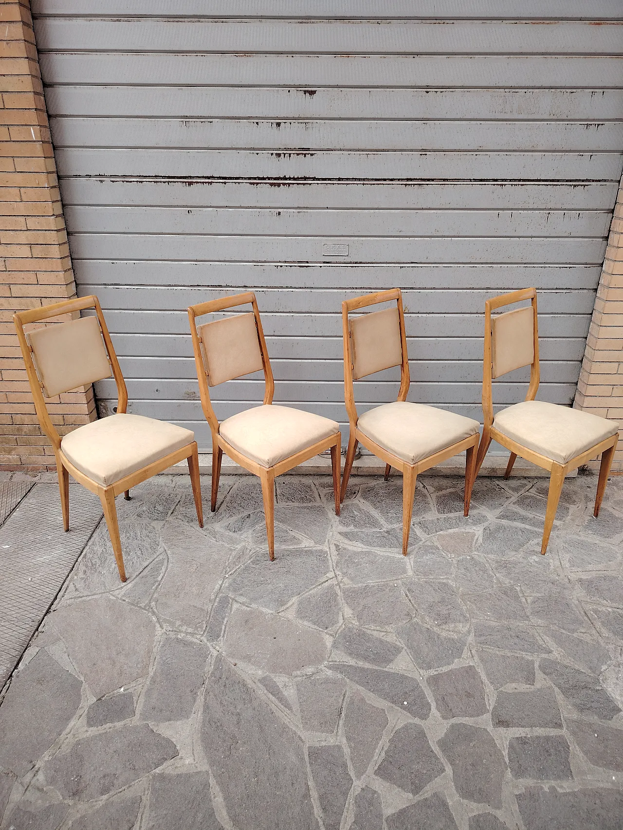 Sedie di Vittorio Dassi periodo anni 50 set di 8 1