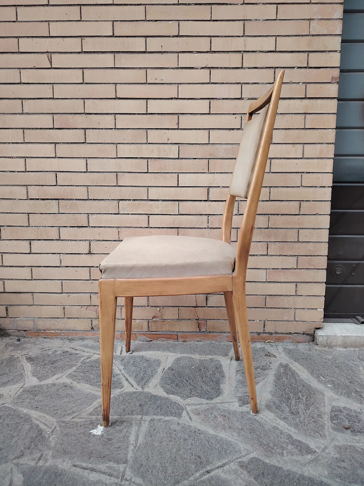 Sedie di Vittorio Dassi periodo anni 50 set di 8 6