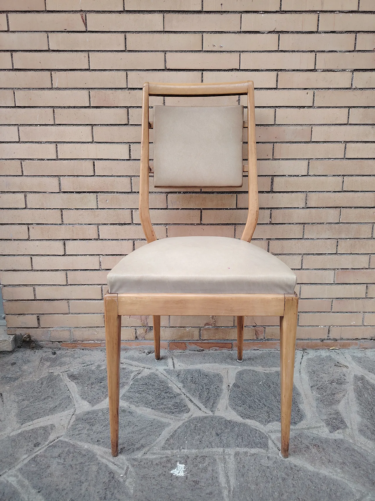 Sedie di Vittorio Dassi periodo anni 50 set di 8 7