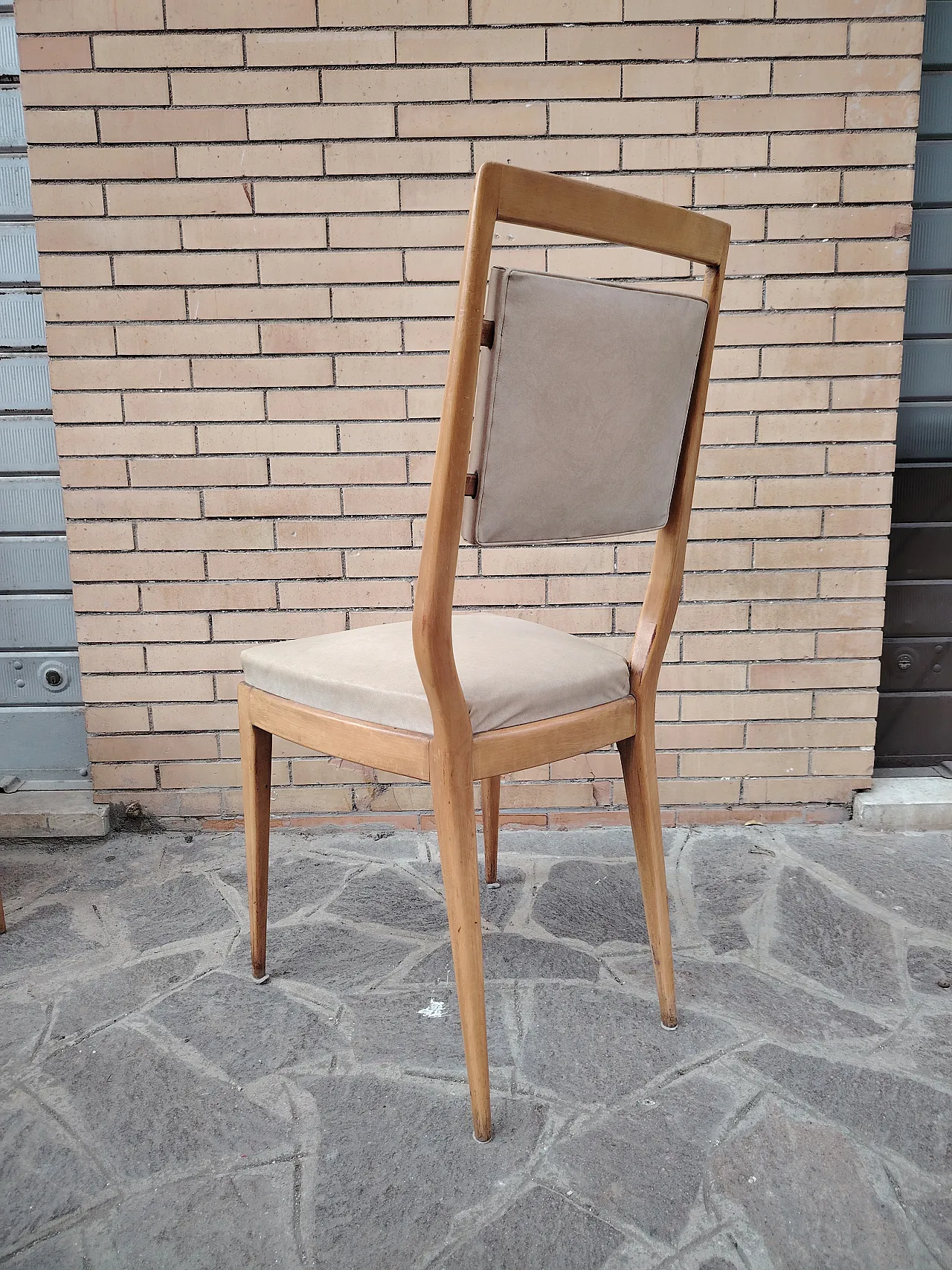 Sedie di Vittorio Dassi periodo anni 50 set di 8 17