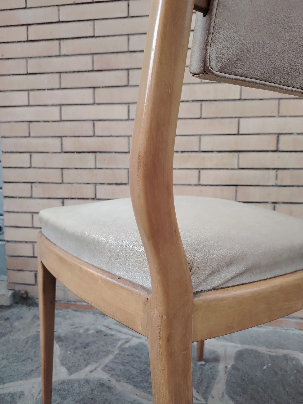 Sedie di Vittorio Dassi periodo anni 50 set di 8 18