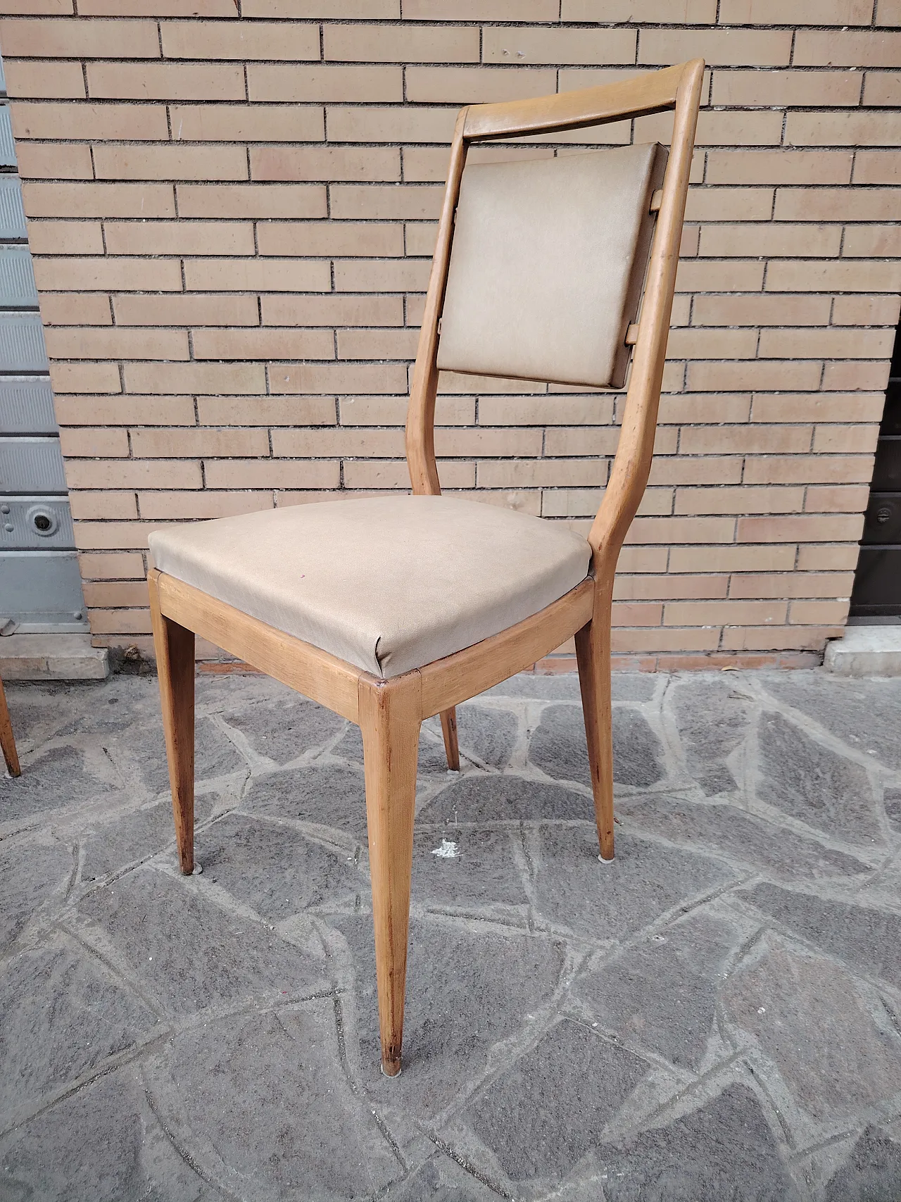 Sedie di Vittorio Dassi periodo anni 50 set di 8 20