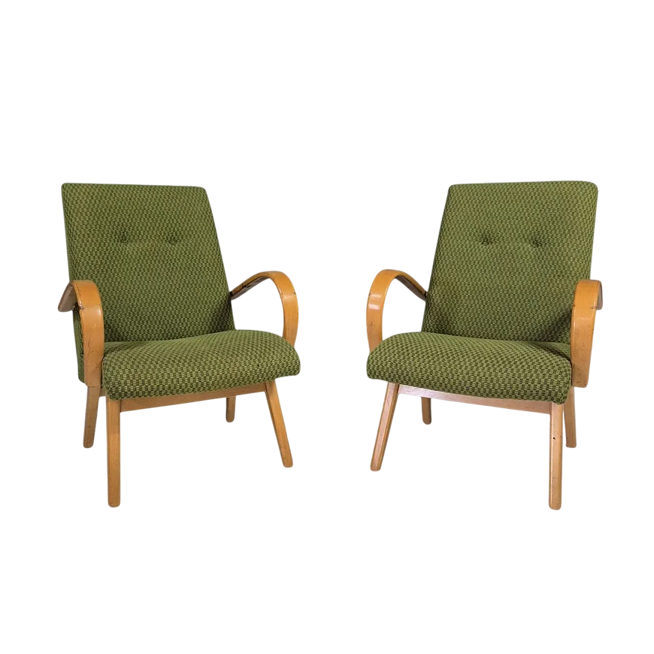 Pair of chairs by Jaroslav Šmídek for TON, 1960s 14