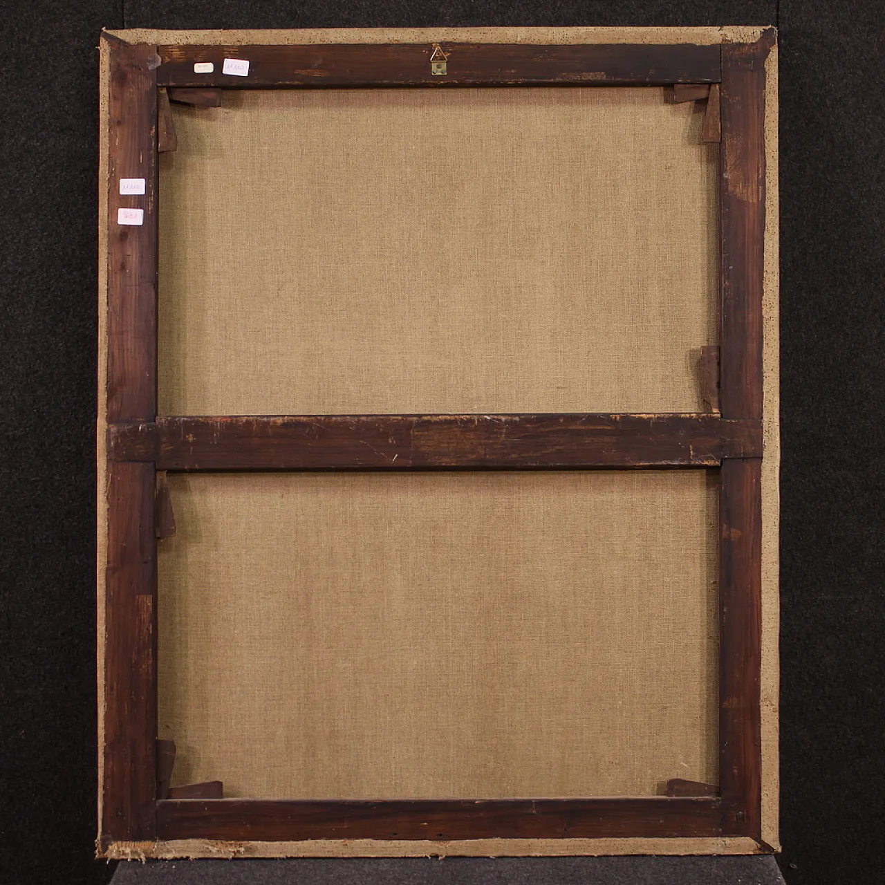 Faun with fruit basket, Flemish oil painting, 17th century 15