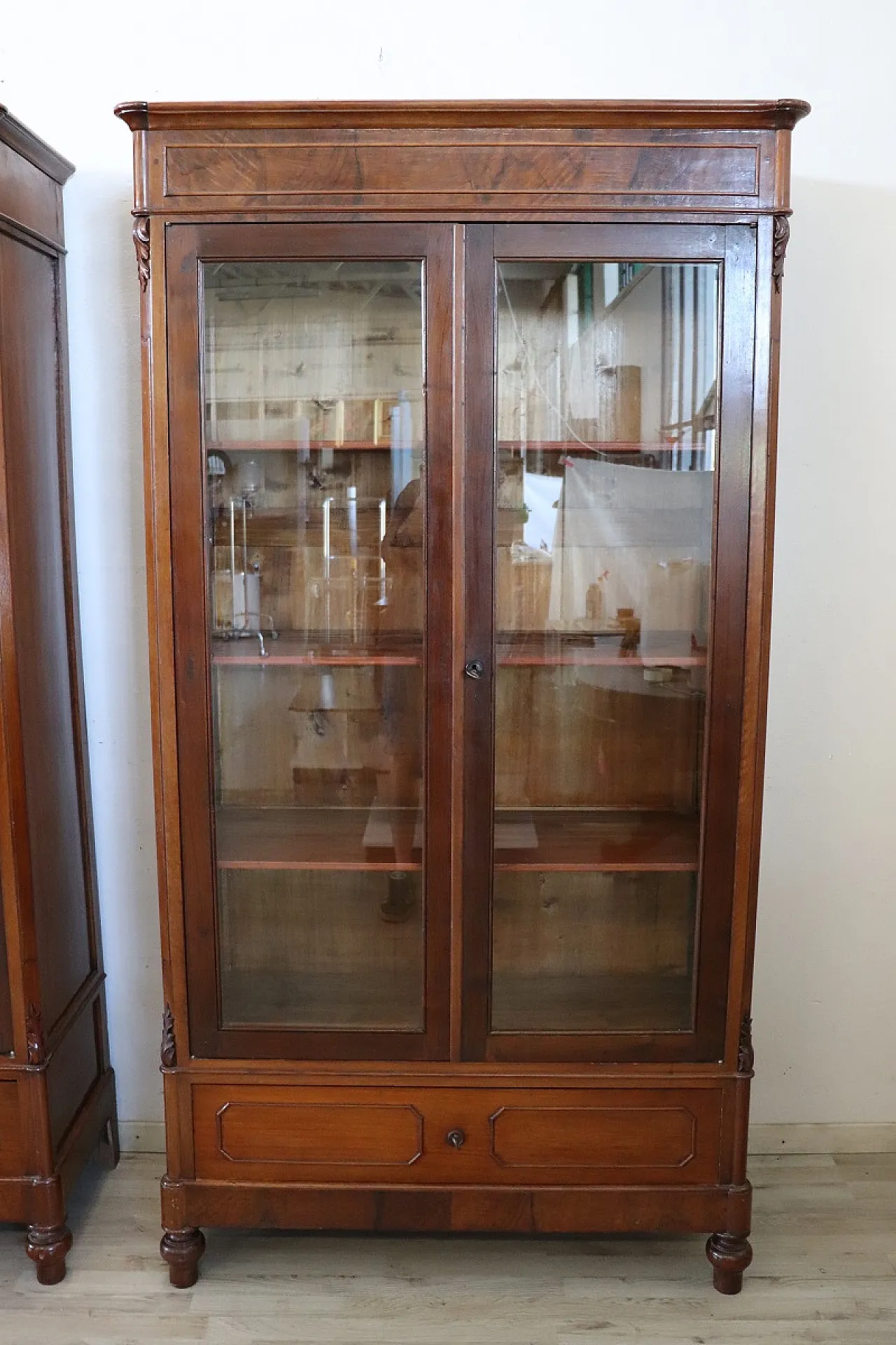 Pair of bookcases, restored, 19th century 4