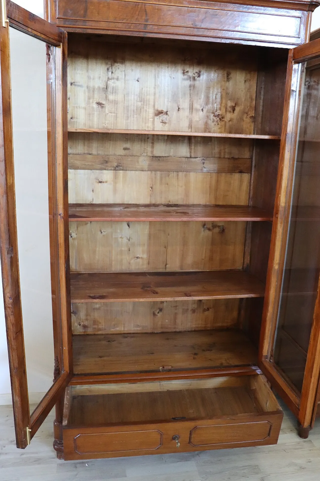 Pair of bookcases, restored, 19th century 11