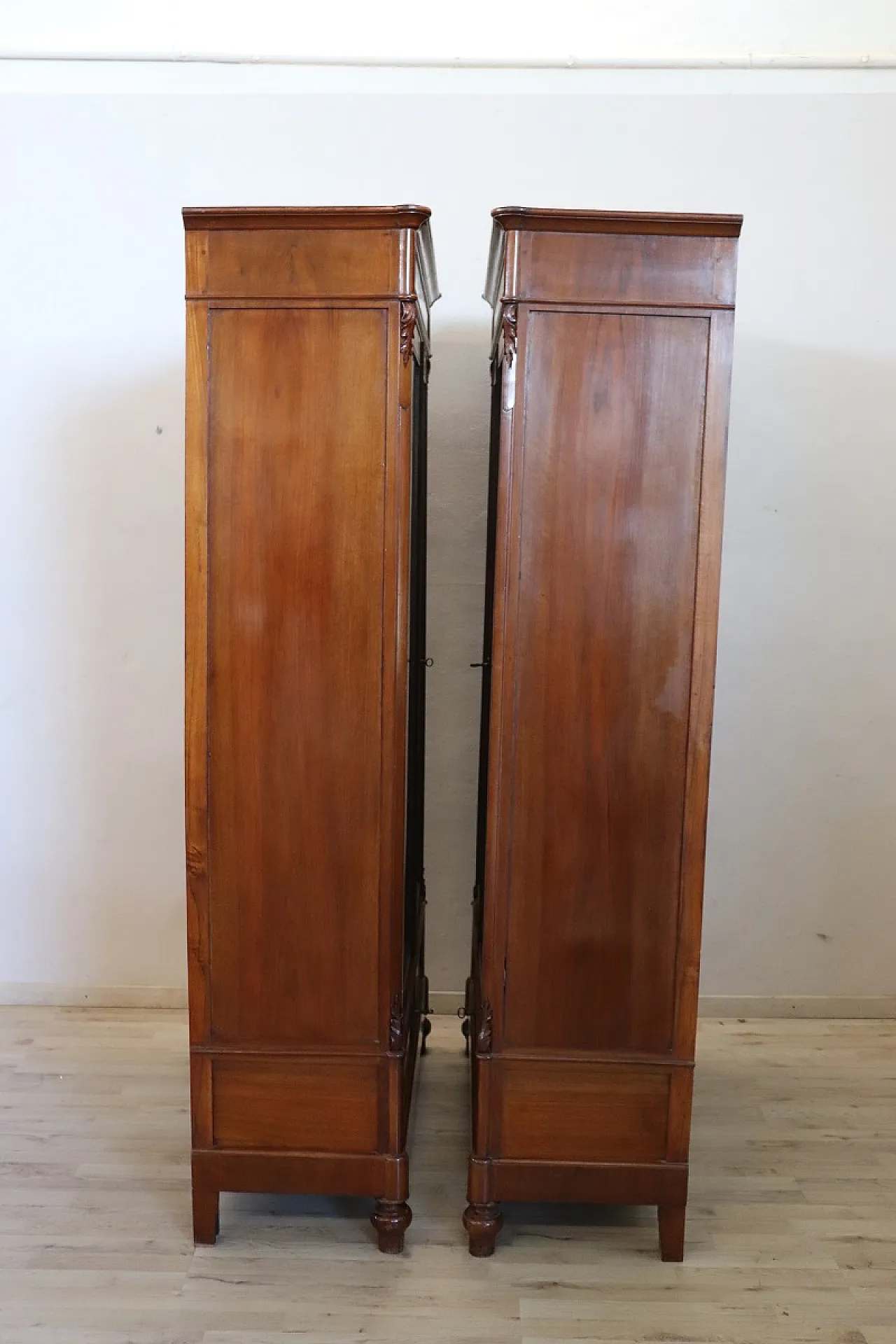 Pair of bookcases, restored, 19th century 17