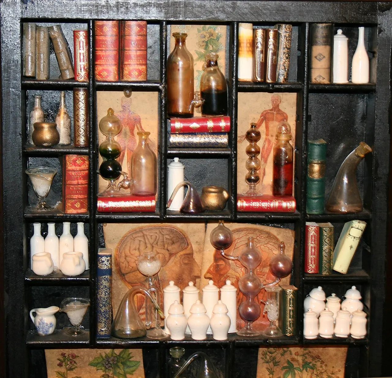 Medicine Apothecary Bookcase, Typographer's Drawer, 2000 4