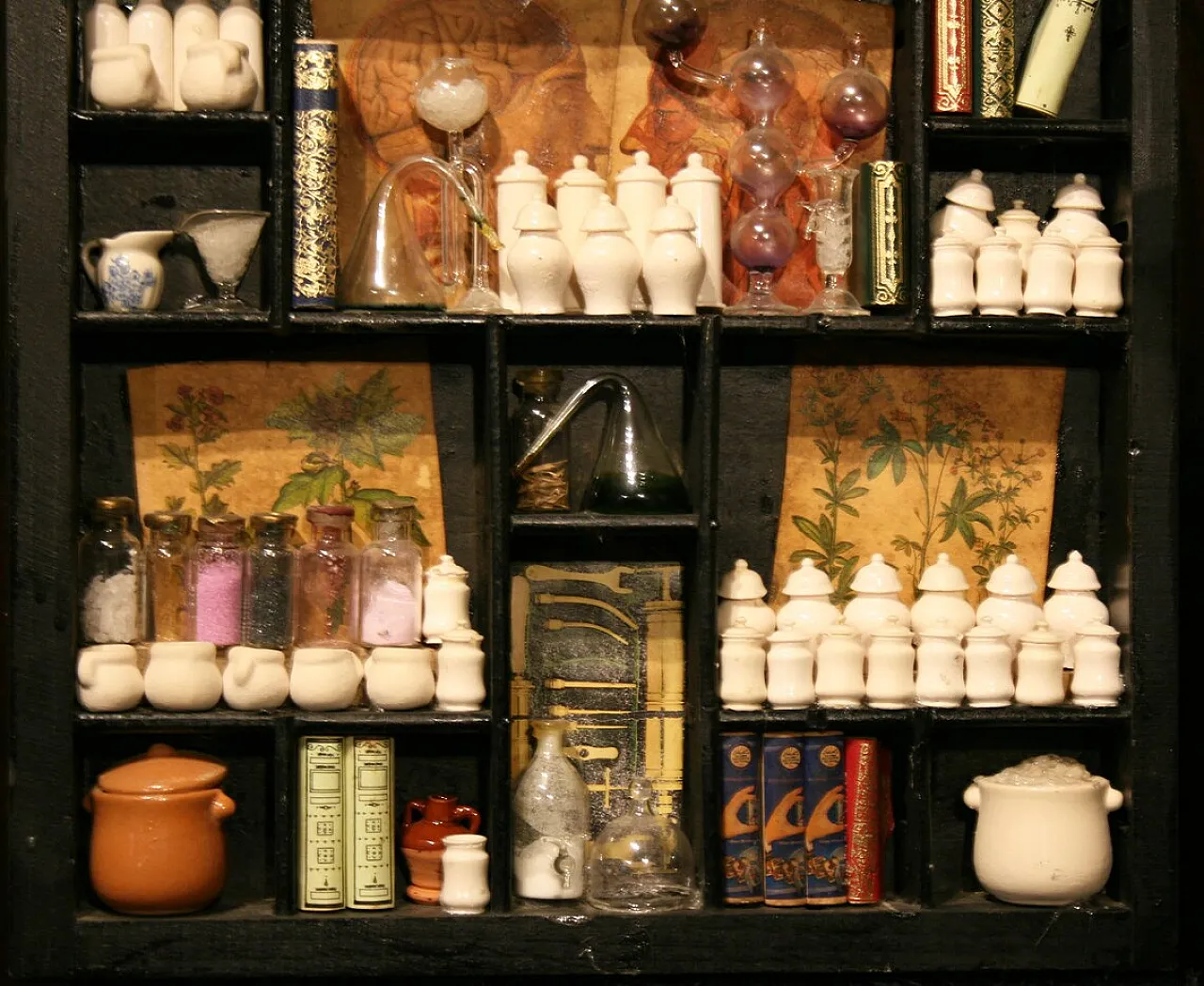 Medicine Apothecary Bookcase, Typographer's Drawer, 2000 5