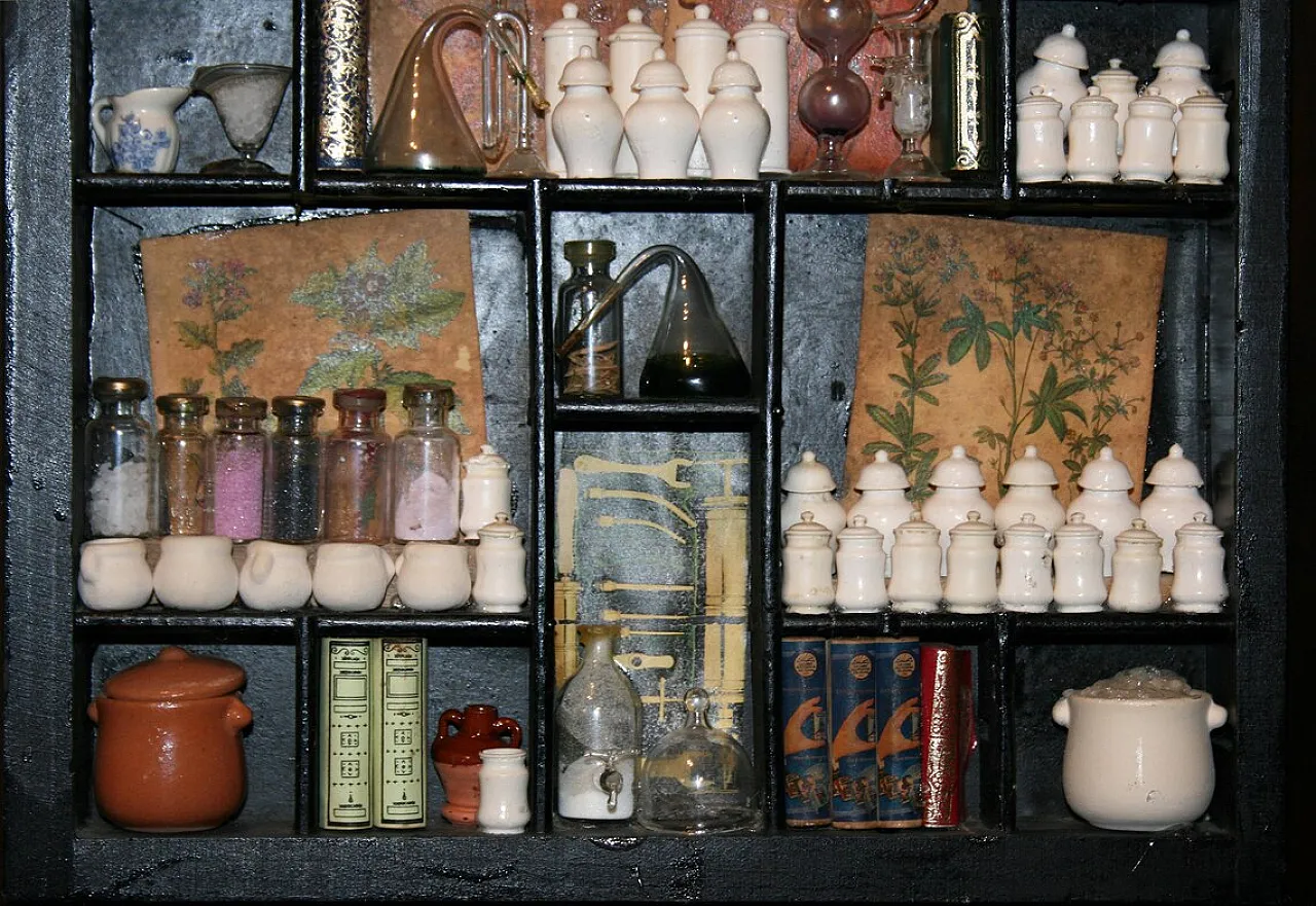 Medicine Apothecary Bookcase, Typographer's Drawer, 2000 6