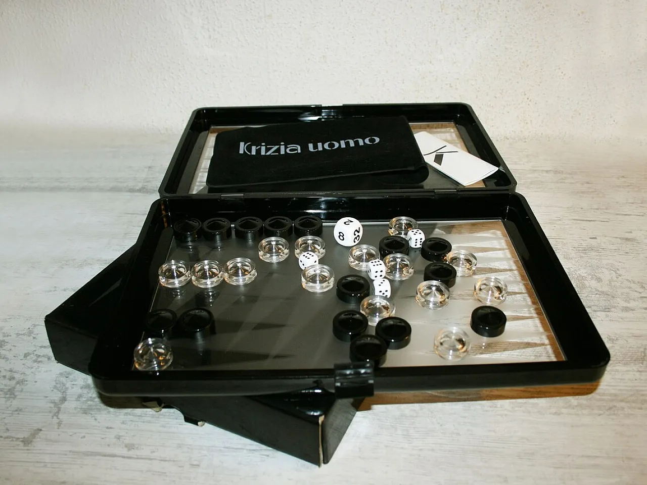 Backgammon di Guzzini per Krizia, anni '80 1