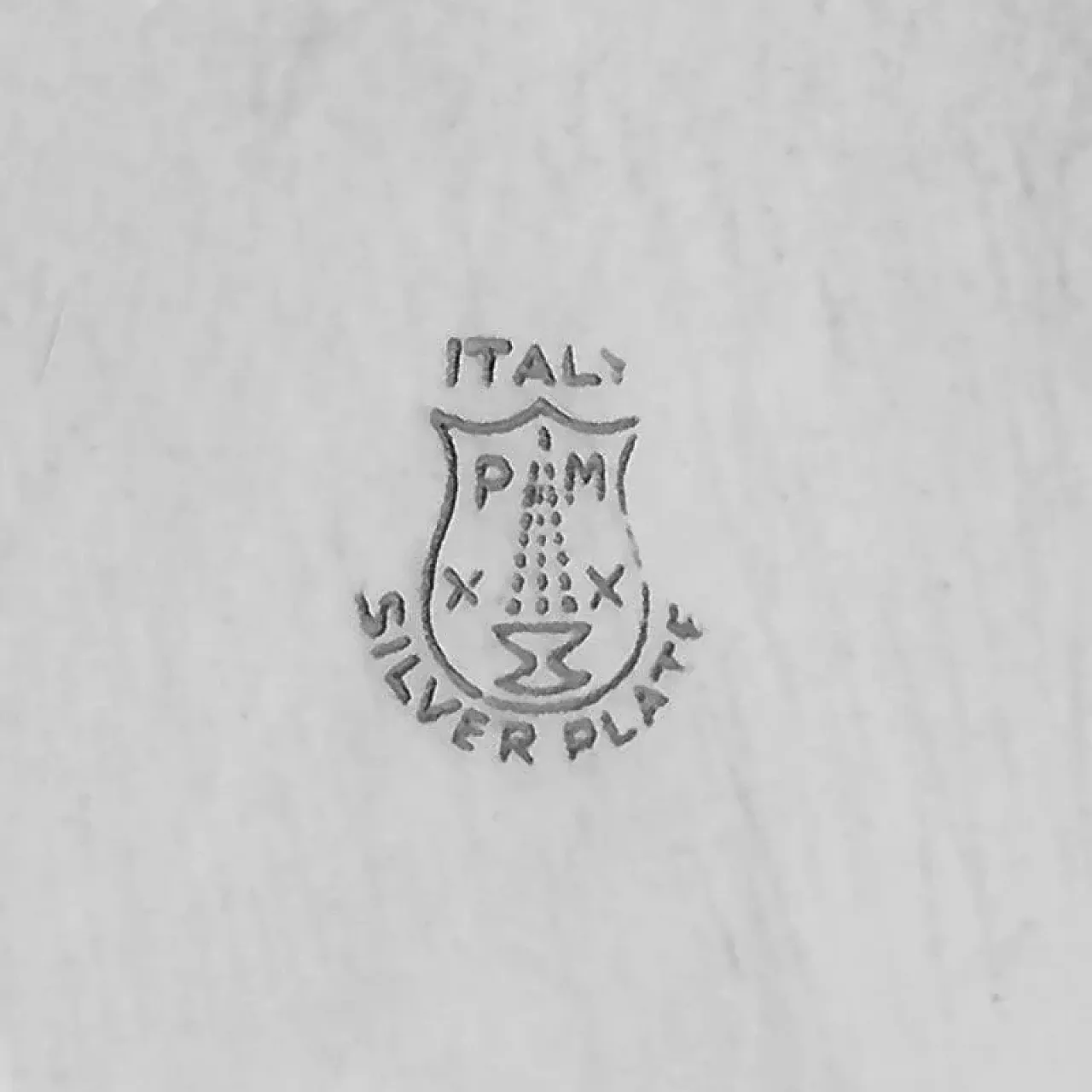 Cocktail shaker in silver plated by P.M., 1960s 5