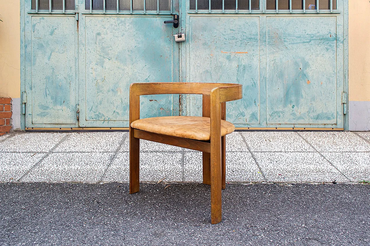 Pigreco chair by Tobia & Afra Scarpa for Gavina, 1950s 1