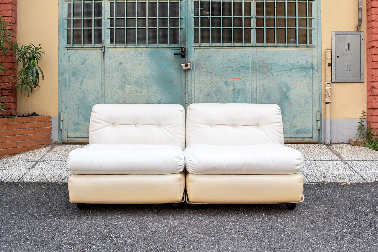 Coppia di poltrone Amanta di Mario Bellini per B&B Italia, anni '60 1