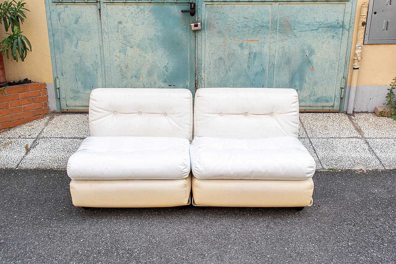 Coppia di poltrone Amanta di Mario Bellini per B&B Italia, anni '60 2