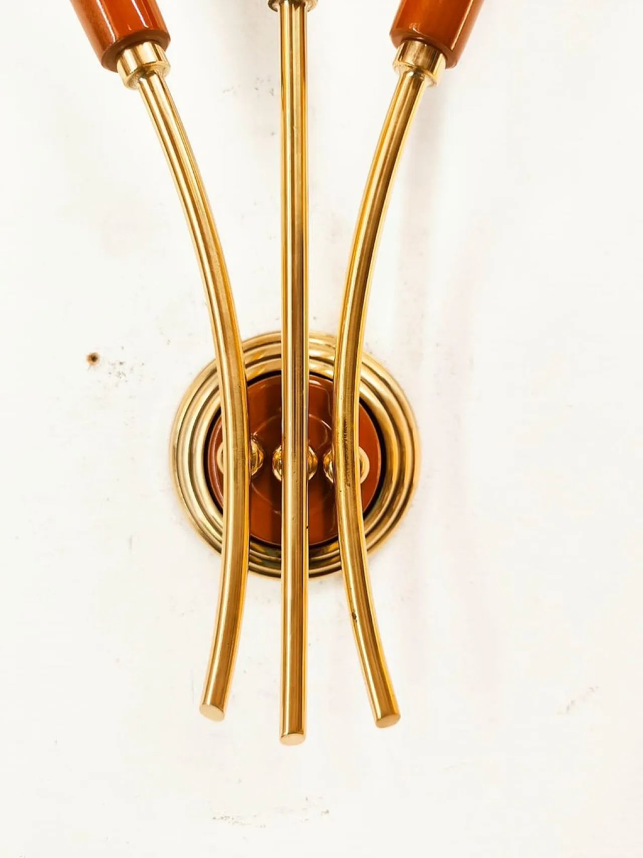 Red Sputnik wall sconce, 1950s 4