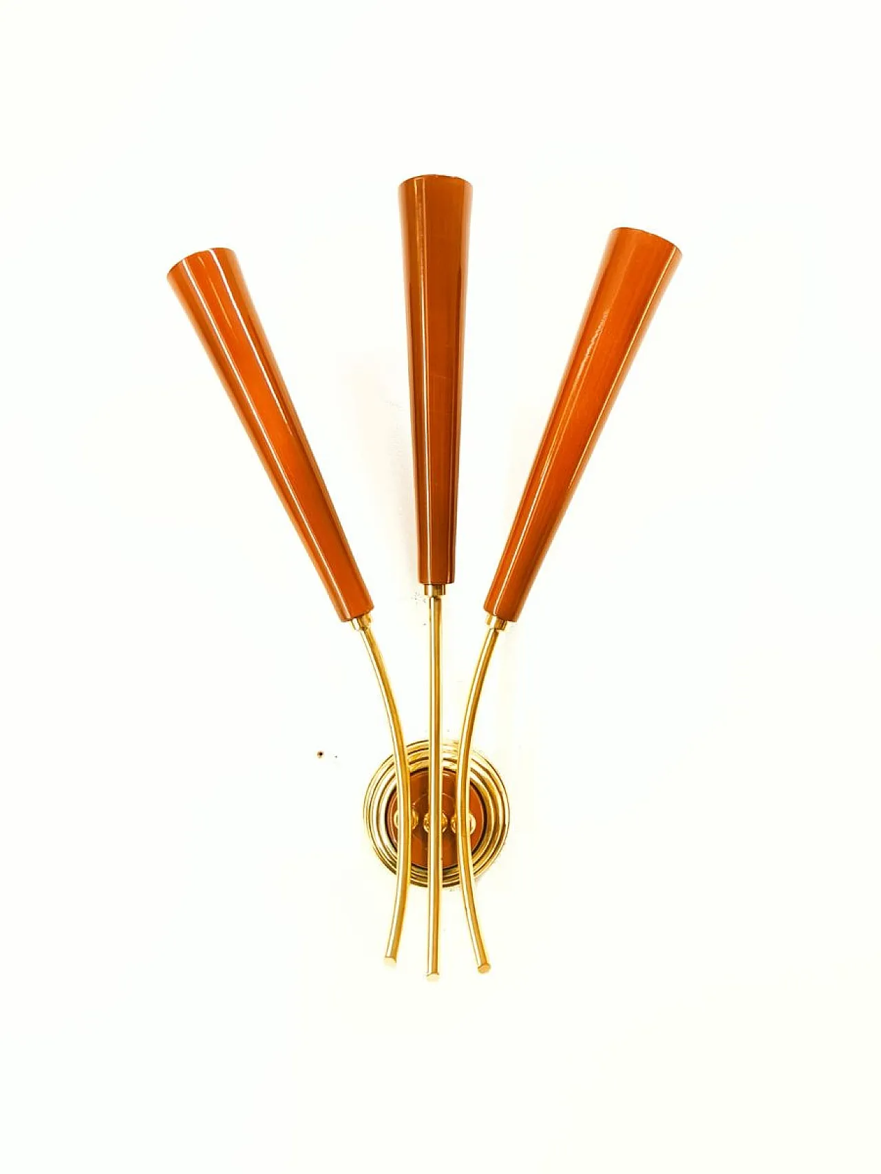 Red Sputnik wall sconce, 1950s 8