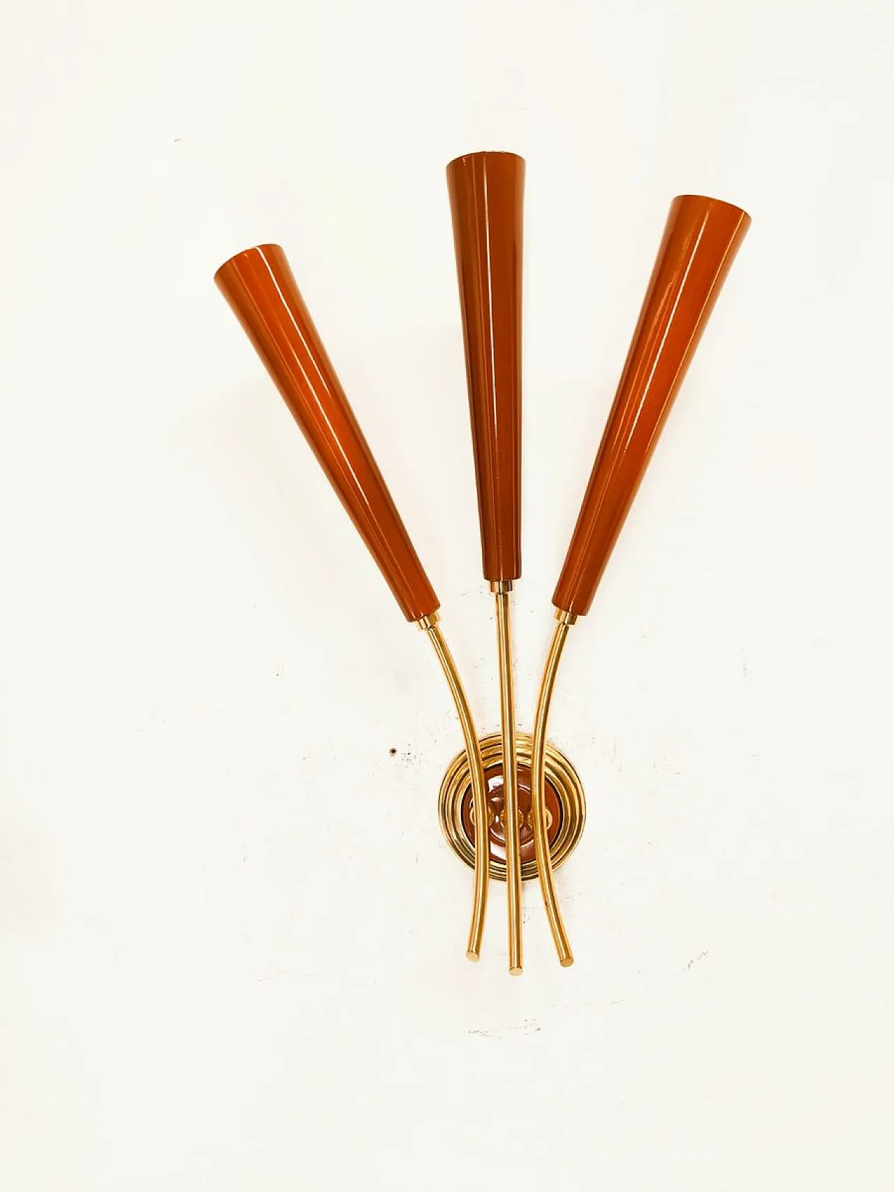 Red Sputnik wall sconce, 1950s 10