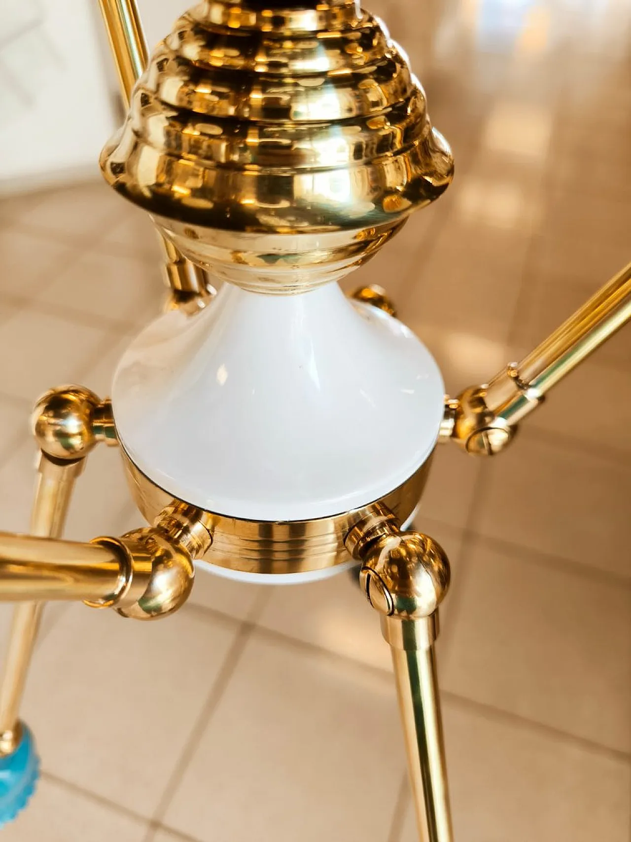 Lampada da soffitto Sputnik Mid-Century a 6 luci, anni '60 8