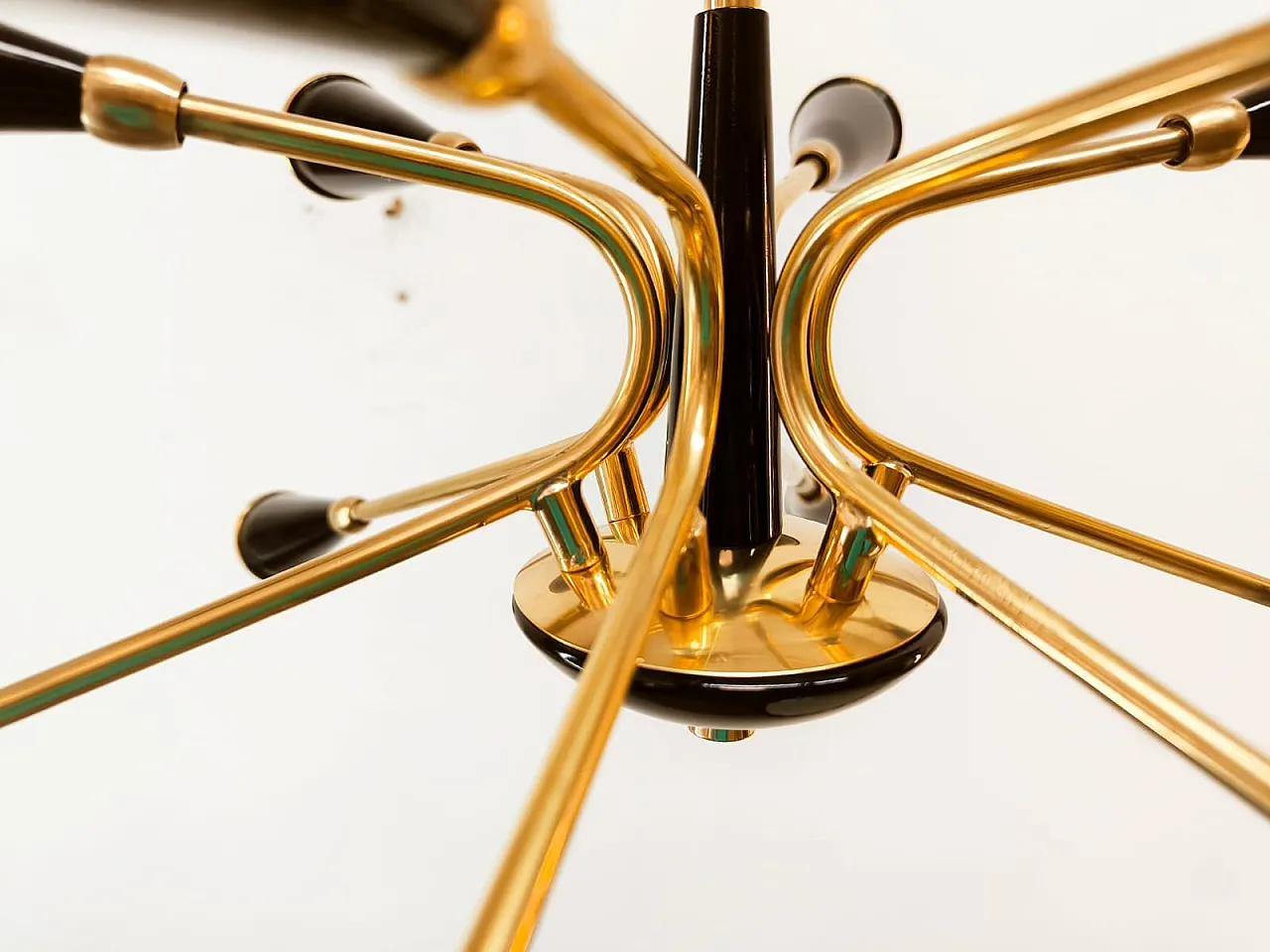 Mid-Century Sputnik 12-light chandelier, anni '50 21