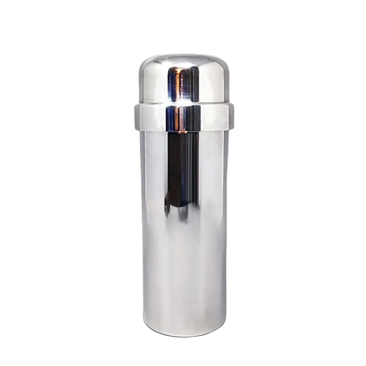 Cocktail shaker in silver plated by P.M., 1960s 8